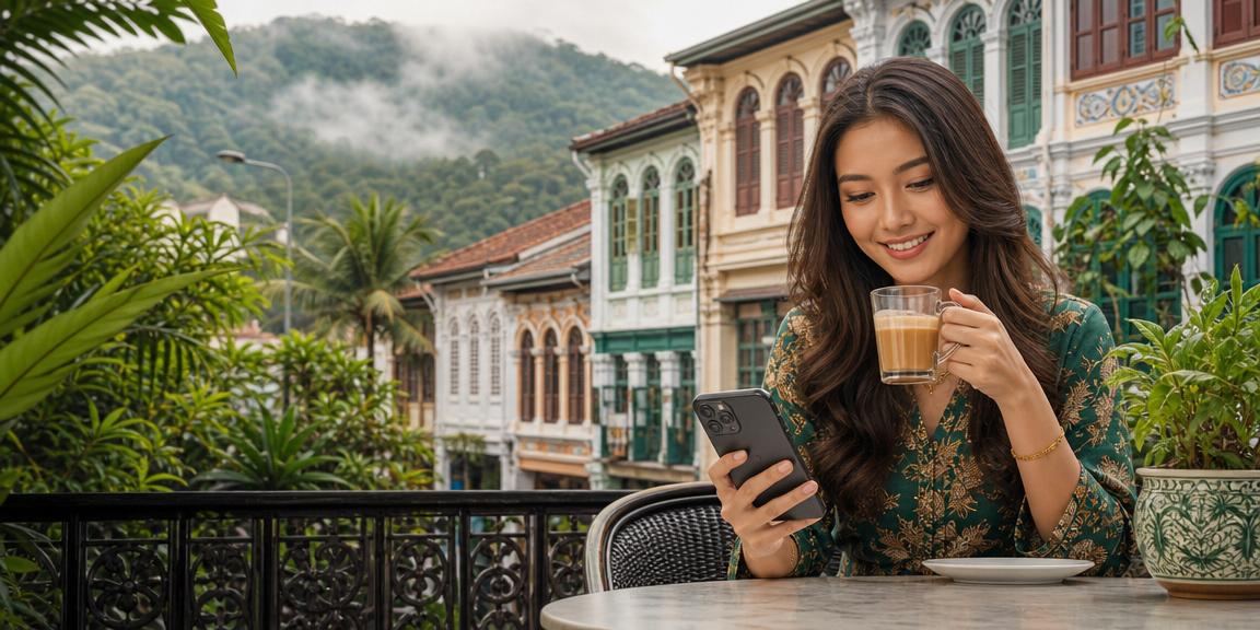 Pemain dari Penang mendaftar akaun cp502 melalui telefon mudah alih